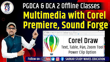 3 Corel Draw Tutorial | Working with Text, Power Clip | Multimedia with Corel, Premiere, Sound Forge