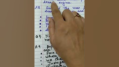 Ques ans Internet as a pool of information