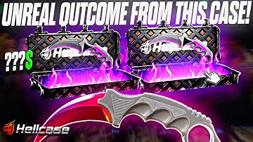 I OPENED 10 CASES AND GOT THIS AMAZING KARAMBIT !!! - HELLCASE