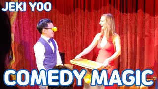 Comedy Magician Jeki Yoo at the Magic Castle 2019