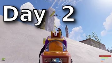 Running Launch Site and Online Raiding in Rust DAY 2 with Duo Trausi and qaixx Part 1