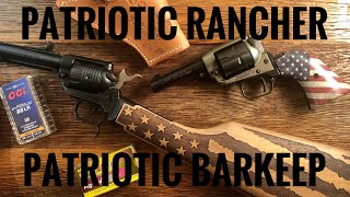 Patriotic Heritage Rancher And 3 Barkeep