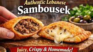 Authentic Lebanese Sambousek Recipe – Crispy Meat Pies |