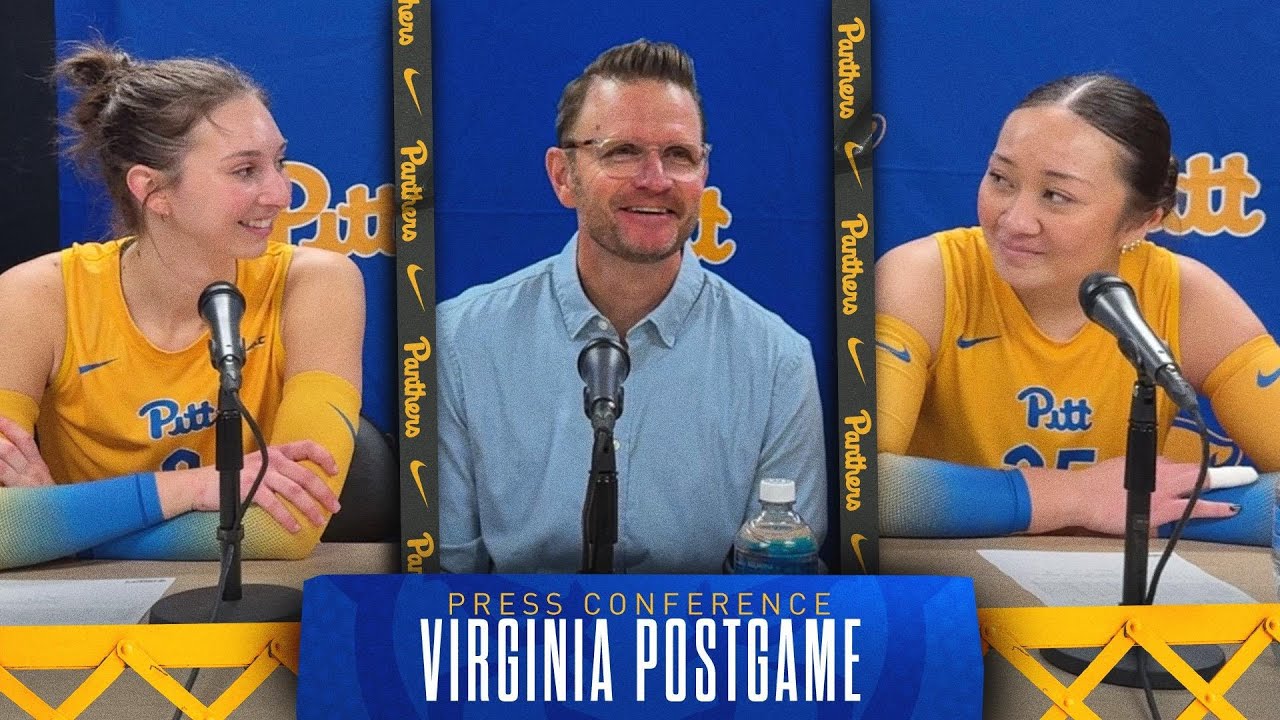 Pitt Volleyball | Virginia Postgame | Dan Fisher, Blaire Bayless & Haiti Tautua'a