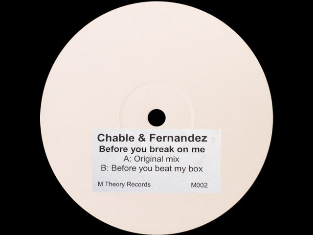 Luke Chable & Jono Fernandez – Before You Break On Me (Original Mix) auf YouTube ansehen Luke Chable & Jono Fernandez – Before You Break On Me (Original Mix) auf YouTube ansehen