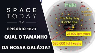 Qual O Tamanho Da Nossa Galáxia? Space Today Tv Ep1873