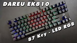 Bàn phím cơ Dare-U EK810 87 Key - Led RGB - Blue / Brown / Red Switch screenshot 3