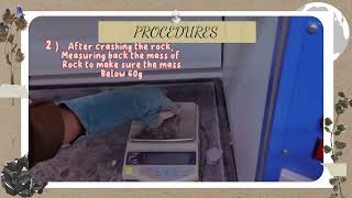 TUTORIAL OF SLAKE DURABILITY INDEX TEST BY GROUP 2 ENGINEERING GEOLOGY SECTION 5