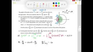 Polar Area FRQ