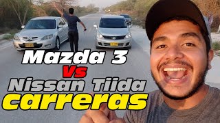 Mazda 3 Vs Tiida / CARRERAS CLANDESTINAS