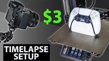 Game Changer! Make a $3 Timelapse Setup (3D Printing)