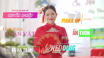 Hiệu ứng chữ trong premiere để làm tiêu đề giới thiệu nhân vật cực sịn