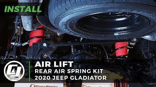 2020 Jeep JT Gladiator Install | Air Lift Rear 1000 Air Spring Kit