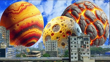 Amazing planet falling On the Earth 🌎 The Oppressive Universe|Solar System 🔥