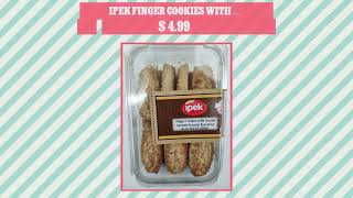 Ipek Finger Cookies With Sesame 300G
