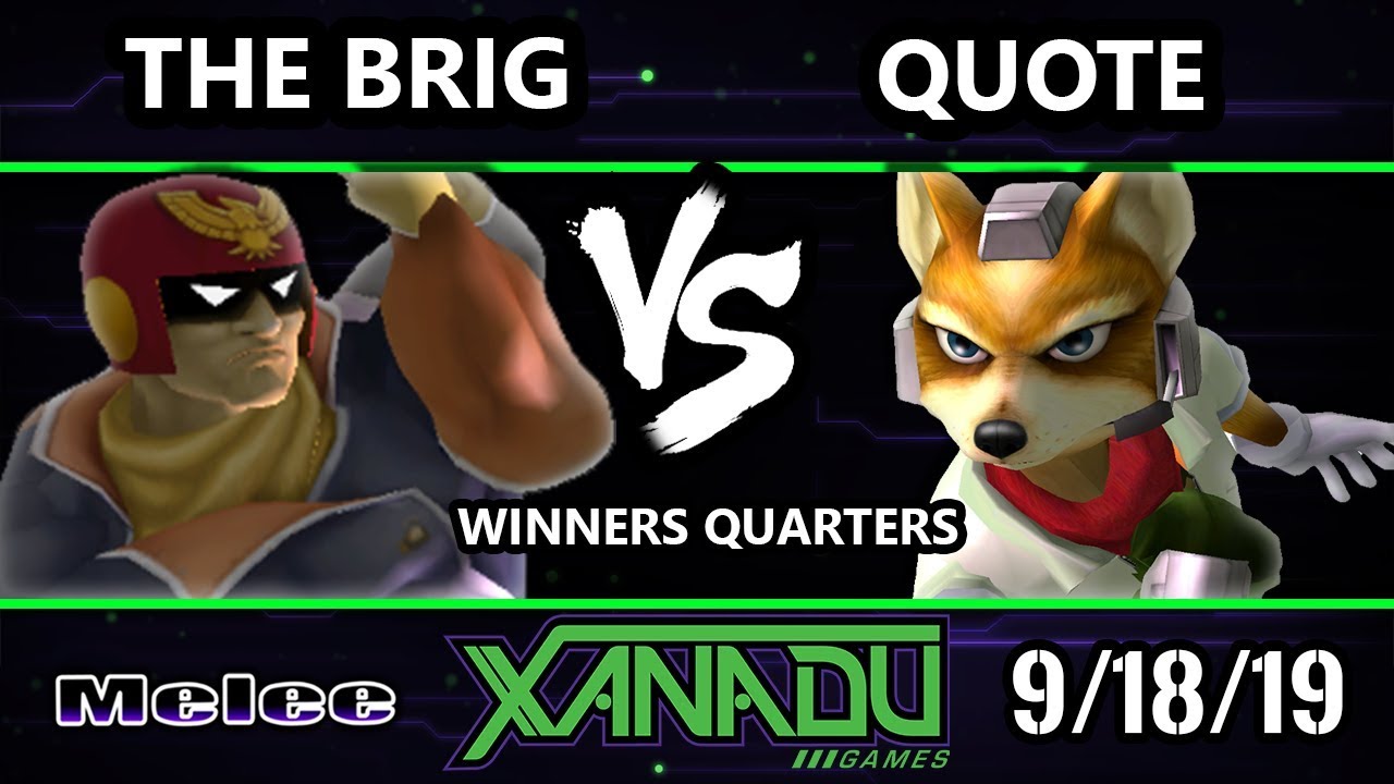 games people play S@X 320 SSBM - The Brig (Captain Falcon) Vs. Quote (Fox) Smash Melee Winners Quarters