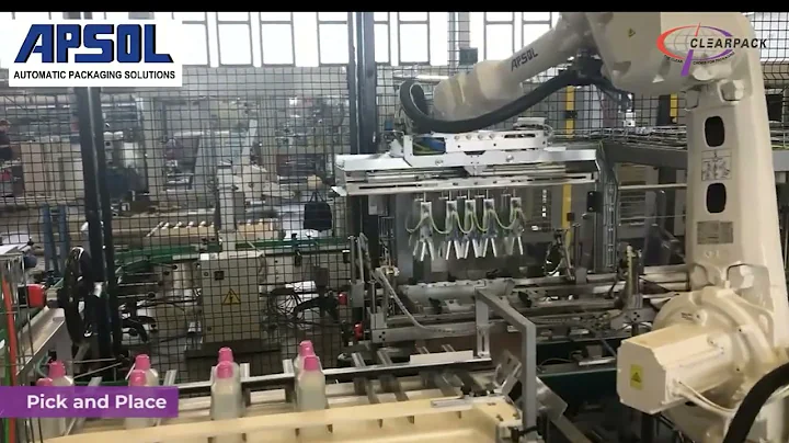 Robotic Case Packer for Pharmaceutical Bottles- Clearpack Group