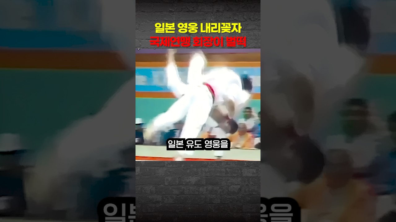 절반 판정받고 일본 선수를 또 메다꽂은 하형주