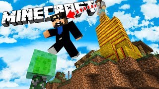 MINECRAFT PARKOUR WITH MY WIFE AND SON!!