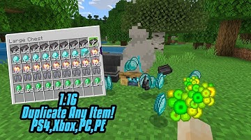 MINECRAFT DUPLICATION GLITCH 1.16 (Any Item) PS4,XBOX,PC,PE,SWITCH