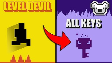 ALL 10 PURPLE KEY LOCATIONS | Level Devil