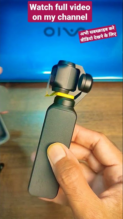 DJI OSMO pocket 2021 3-axis self stabilized 4k handheld camera gimbal complete video & installation
