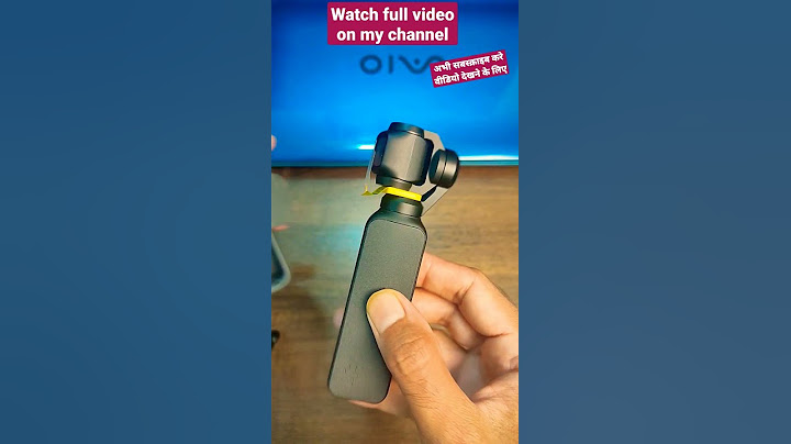 DJI OSMO pocket 2021 3-axis self stabilized 4k handheld camera gimbal complete video & installation
