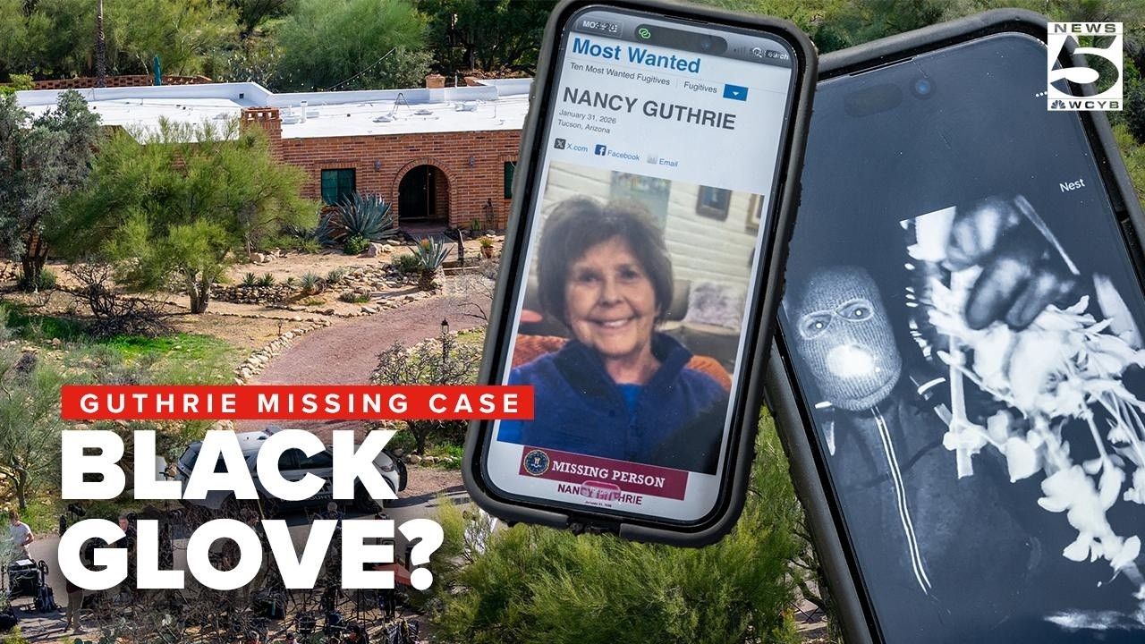 Man detained for questioning in Guthrie case released as black glove found