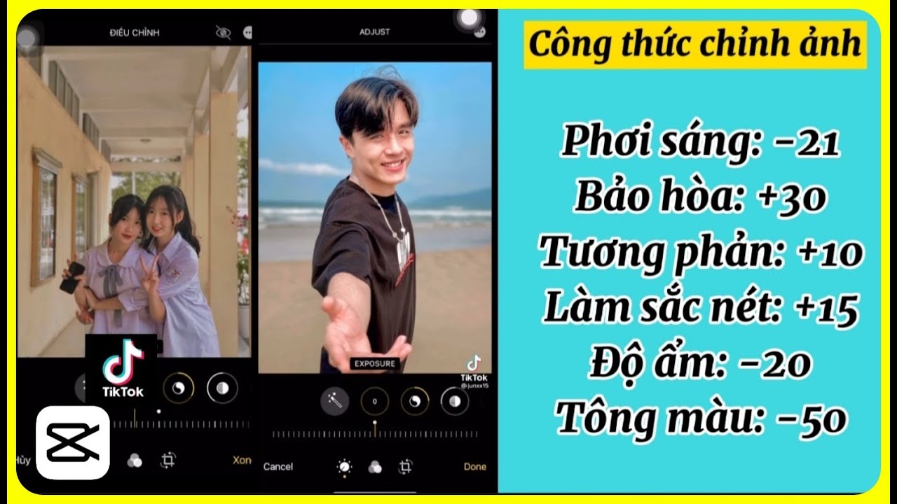 Cách Chỉnh Ảnh Cho Iphone Android Bằng App Capcut Tuyệt Đẹp Theo Trend Tik  Tok - Youtube