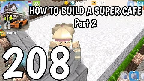 School Party Craft - Build a Super Cafe Part 2 - Gameplay Walkthrough Part 208 (iOS, Android)