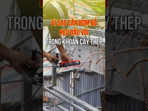 Video Why is it necessary to discard the initial section of adhesive during steel rebar anchoring when ... - youtube