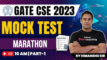 GATE CSE Mock Test 2023 | GATE CSE Practice Questions | GATE CSE Paper Solution | By Himanshu Sir