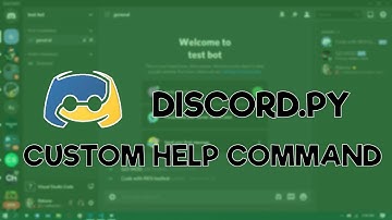 How to get custom help command in discord bot | discord.py