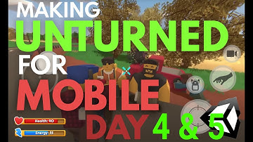 Making UNTURNED for MOBILE with Unity DAY 4 & 5 (Building and Inventory UI)