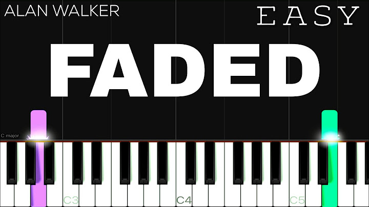 Faded Piano version - Piano performance video thumbnail
