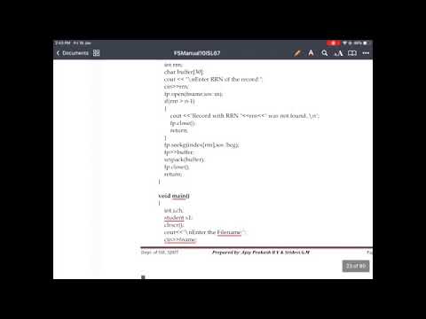 ISE-6-15ISL68-Program to write student objects with Variable - Length records using RRN