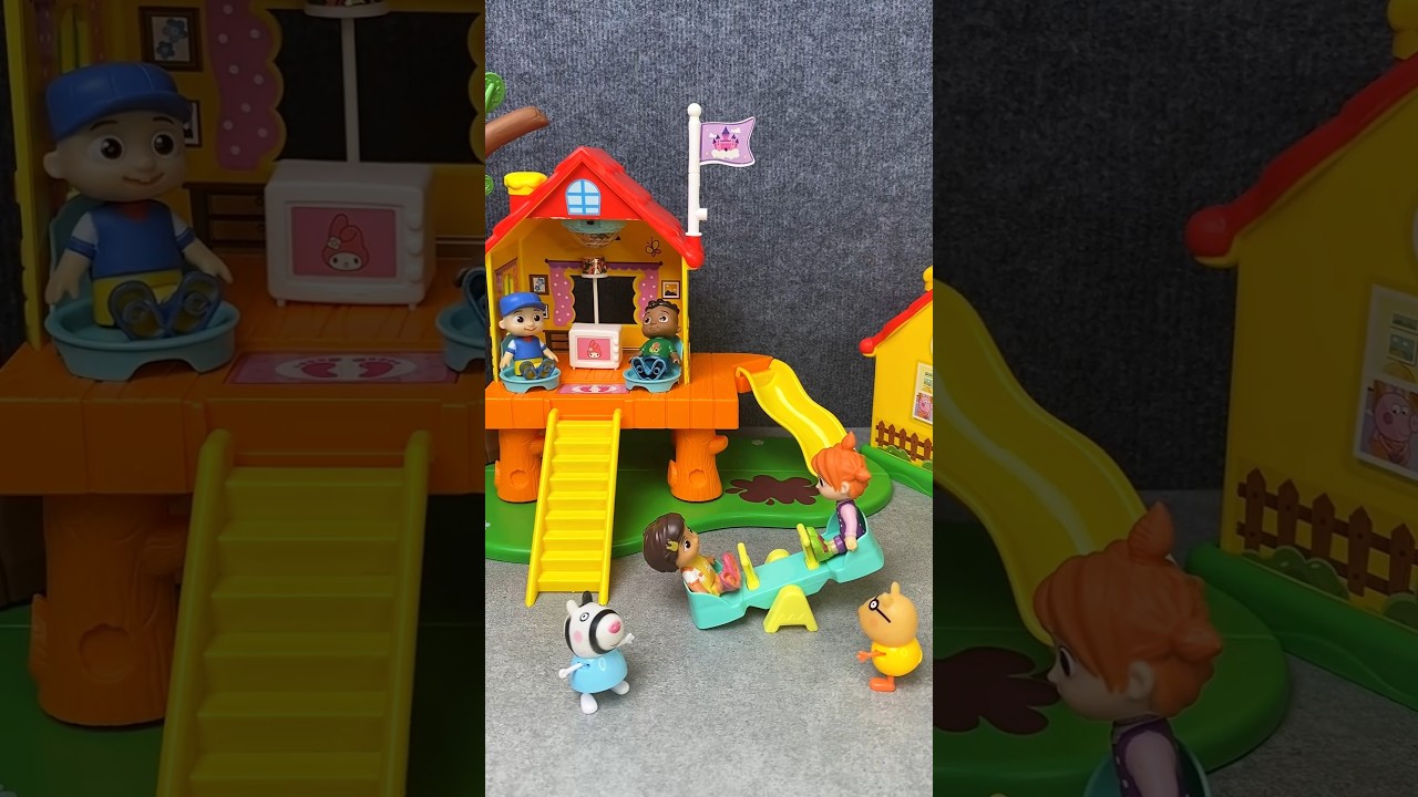 Satisfying with Unboxing & Review Cocomelon Tree House Playset Toys ASMR 