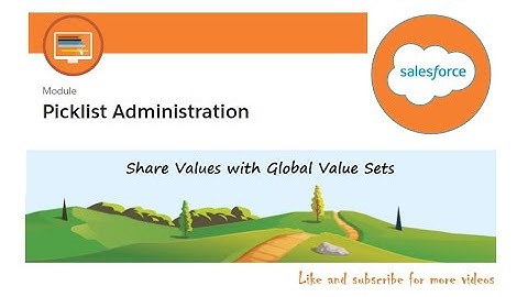 Share Values with Global Value Sets