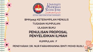 ULASAN BUKU | BMK3053 KETERAMPILAN MENULIS | UPSI