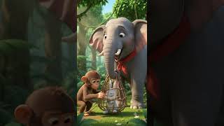 Monkey and Elephant story 03