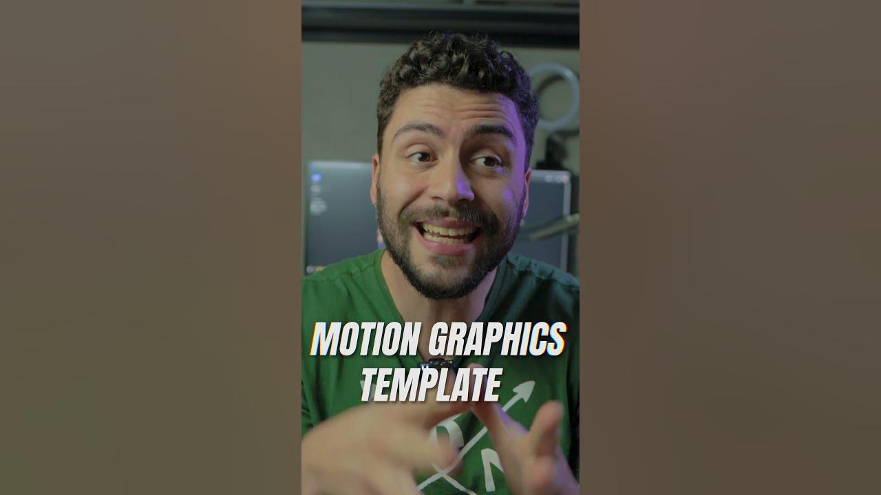 Edi o de video e motion graphics template shorts youtube
