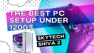 THE BEST BUDGET GAMING PC SETUP ? | SKYTECH SHIVA 2 | CHEAP PREBUILT GAMING PC 2023