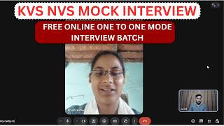 KVS PRT ONLINE FREE INTERVIEW PREPARATION PART 2 | KVS PRT Interview 2026 | #kvsprtinterview #kvsprt