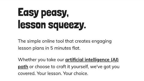 The 5-Minute Lesson Plan (AI) 🤖