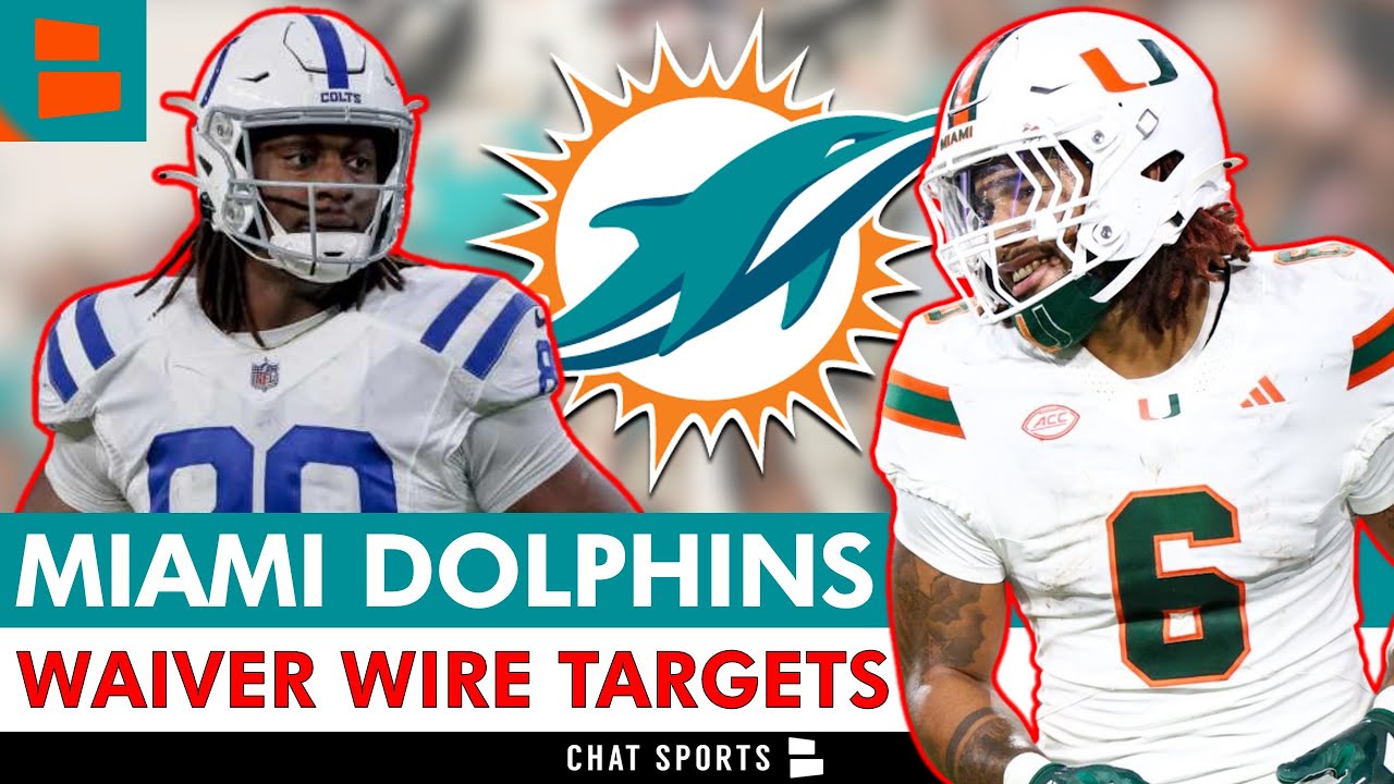 Miami Dolphins Waiver Wire Targets AFTER NFL Cutdown Day Ft. Damien Martinez & Jelani Woods