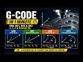 G-Code Explained in 60 Seconds — G00, G01, G02, G03 | CNC Basics
