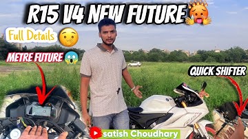 2023 Yamaha R15 V4😍 Speedometer/meter/Instrument Console Full Details Explain|| #r15m #r15v4