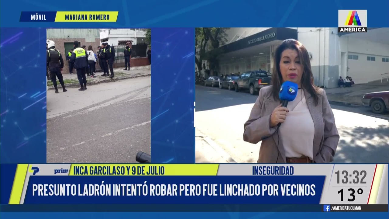 PRESUNTO LADRÓN INTENTÓ ROBAR PERO FUE LINCHADO POR VECINOS