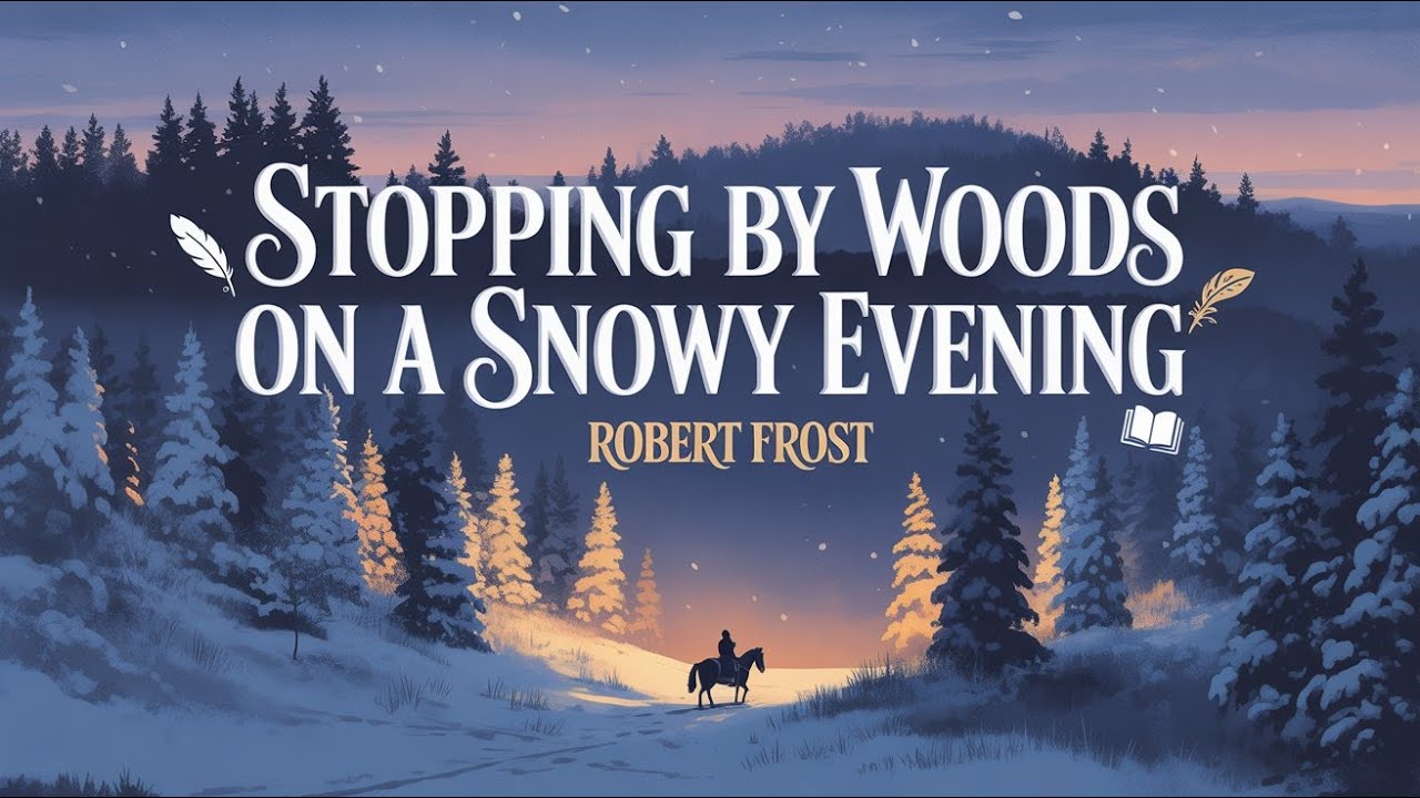 Stopping by Woods on a Snowy Evening by Robert Frost in hindi