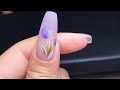 Watercolor Rose Nail Art | Nail art design 2022 | Nail Tech